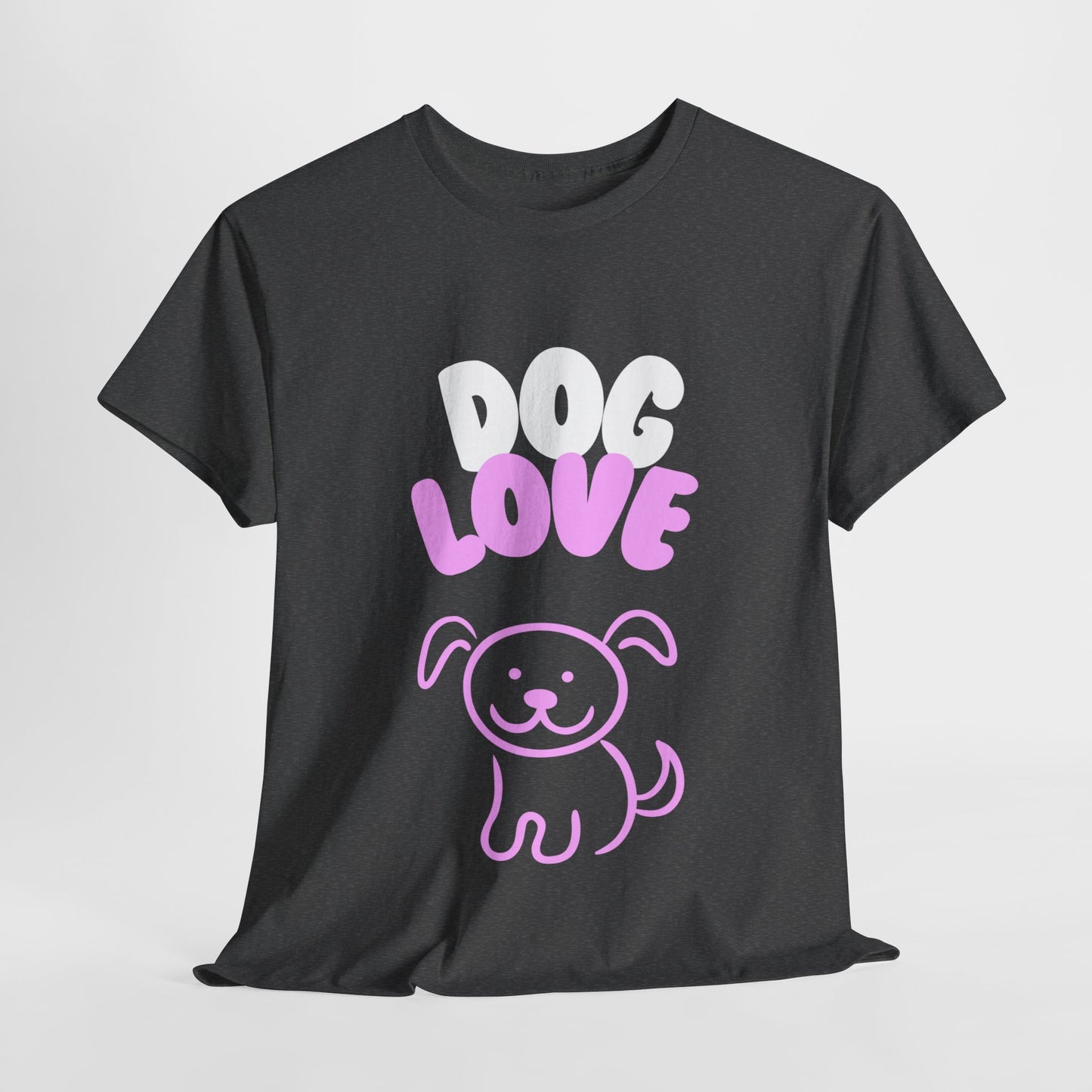 DOG LOVE Cute Heavy Cotton T Shirt