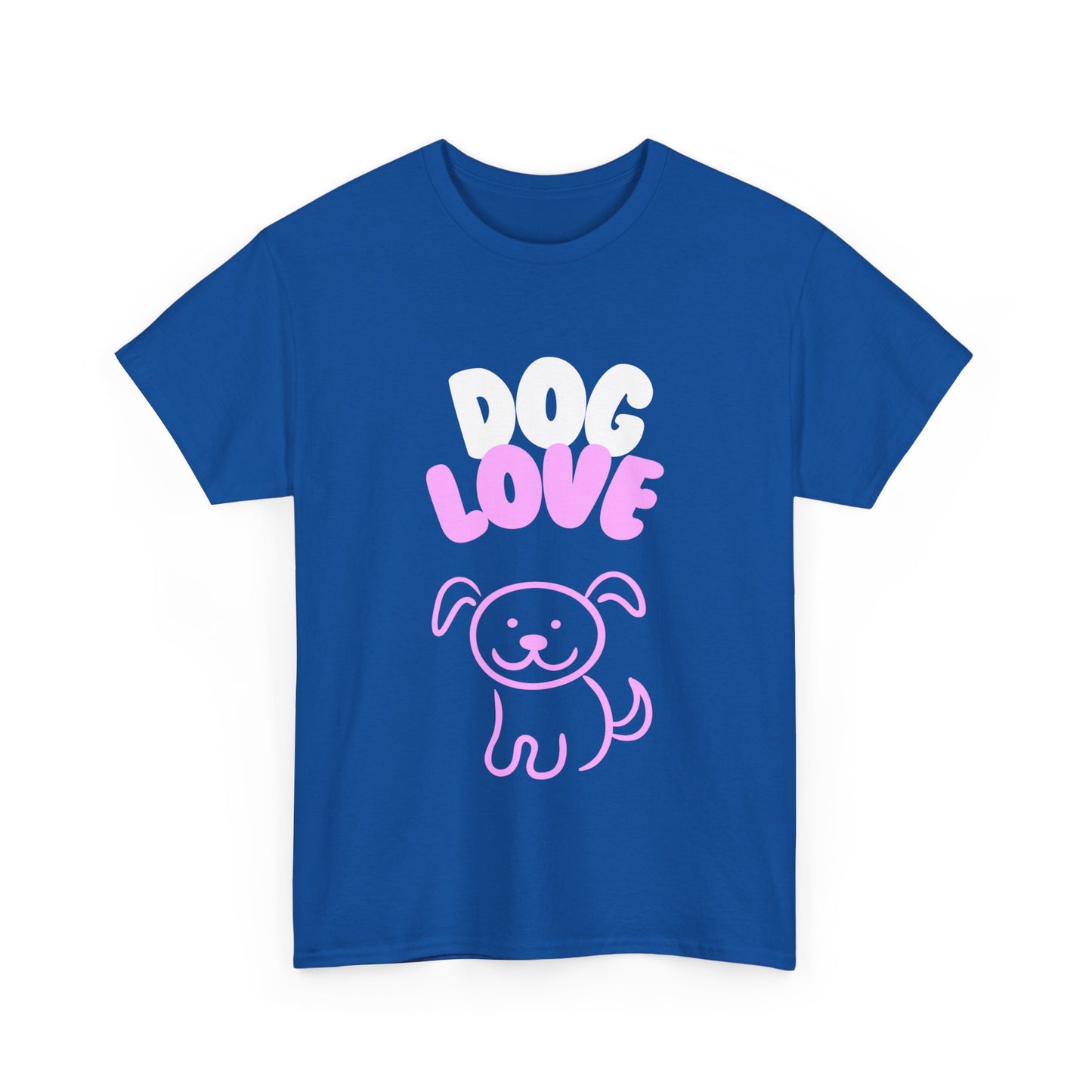 DOG LOVE Cute Heavy Cotton T Shirt