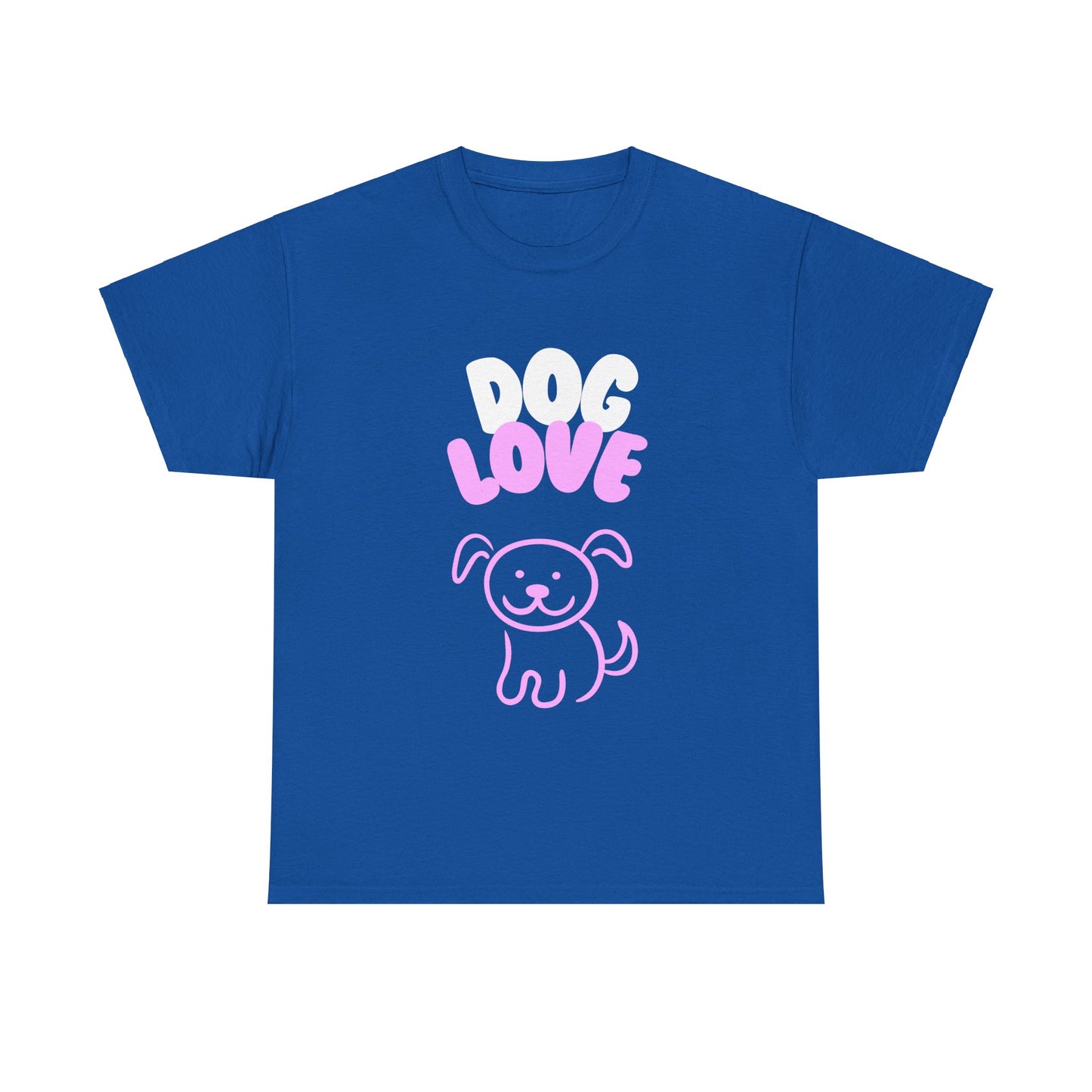 DOG LOVE Cute Heavy Cotton T Shirt