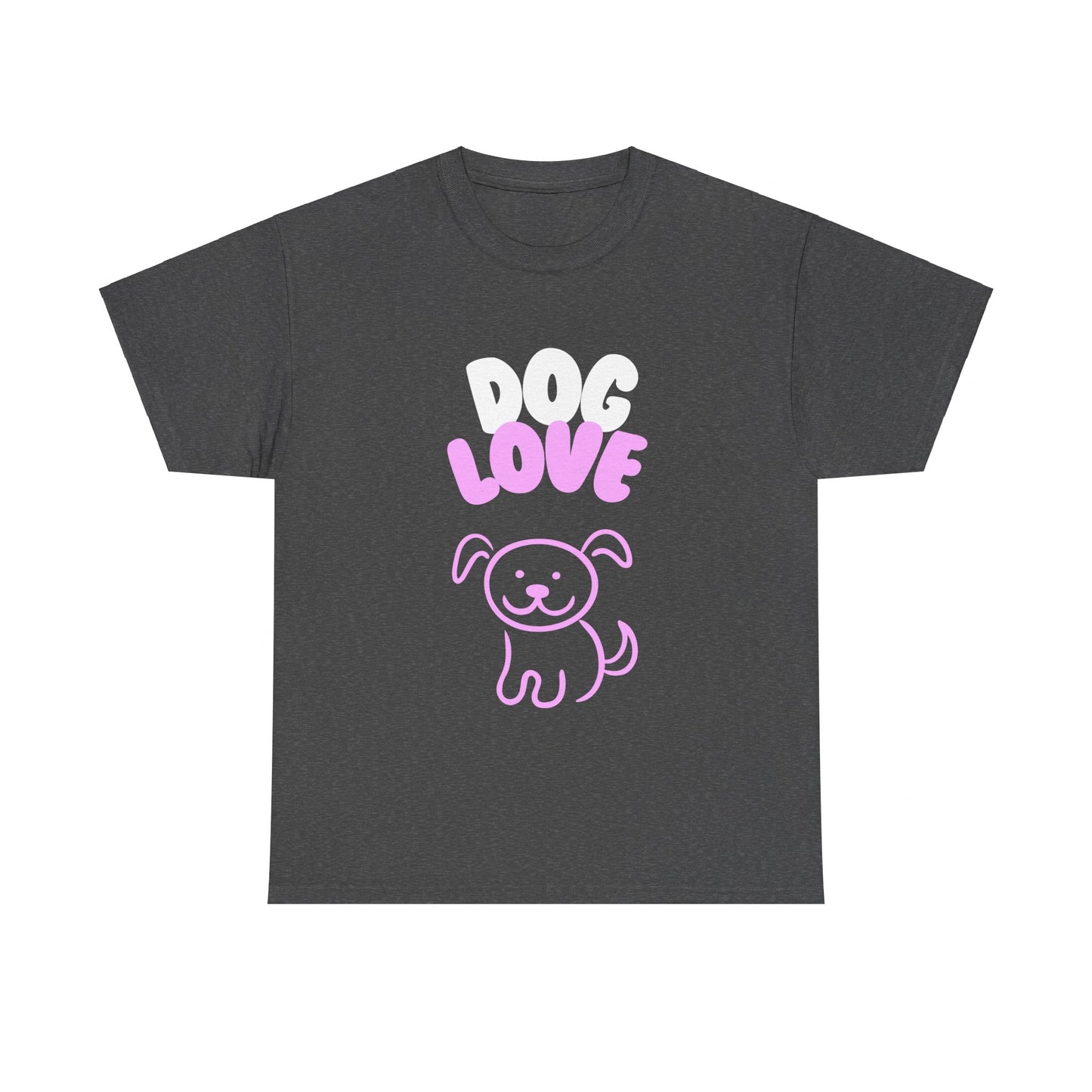 DOG LOVE Cute Heavy Cotton T Shirt