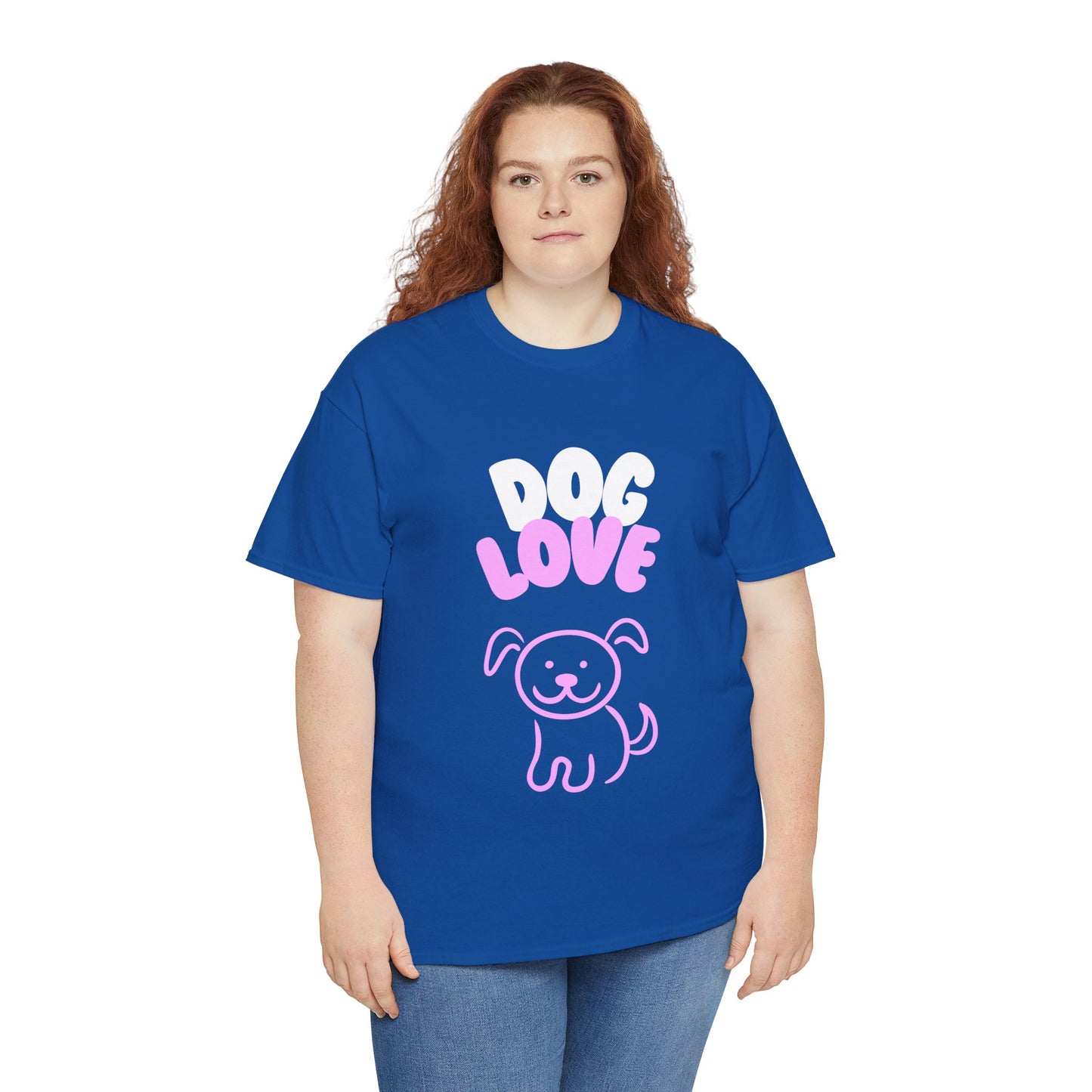 DOG LOVE Cute Heavy Cotton T Shirt