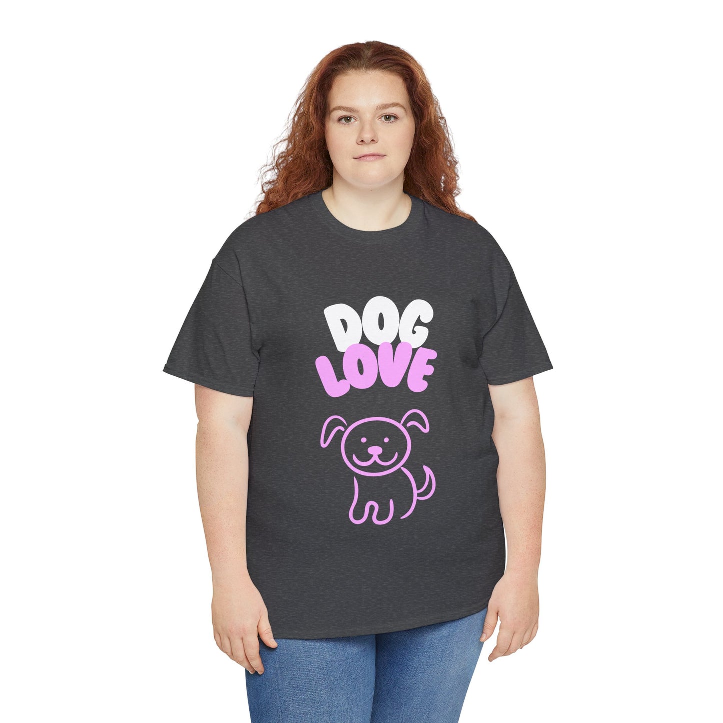 DOG LOVE Cute Heavy Cotton T Shirt