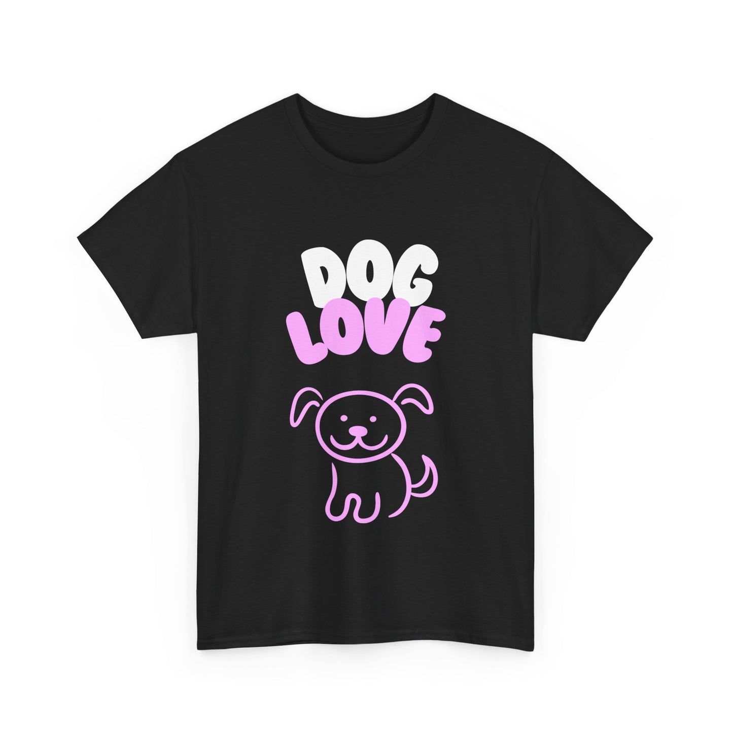 DOG LOVE Cute Heavy Cotton T Shirt