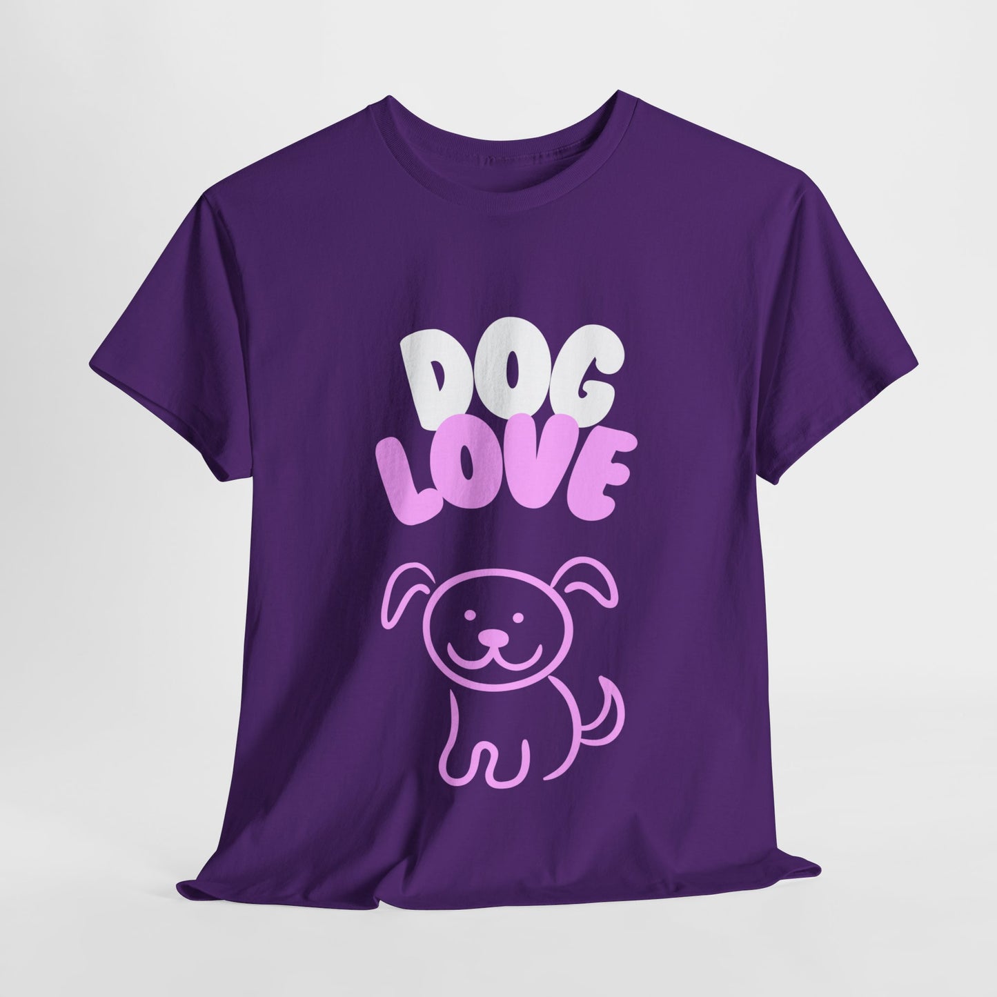 DOG LOVE Cute Heavy Cotton T Shirt