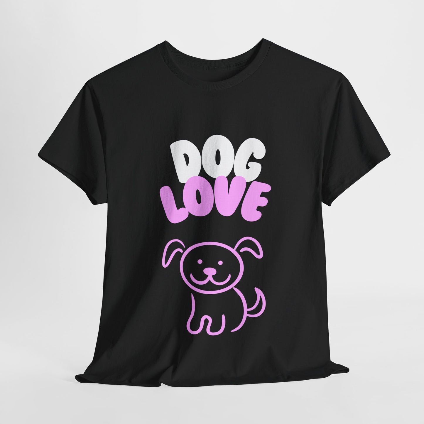 DOG LOVE Cute Heavy Cotton T Shirt