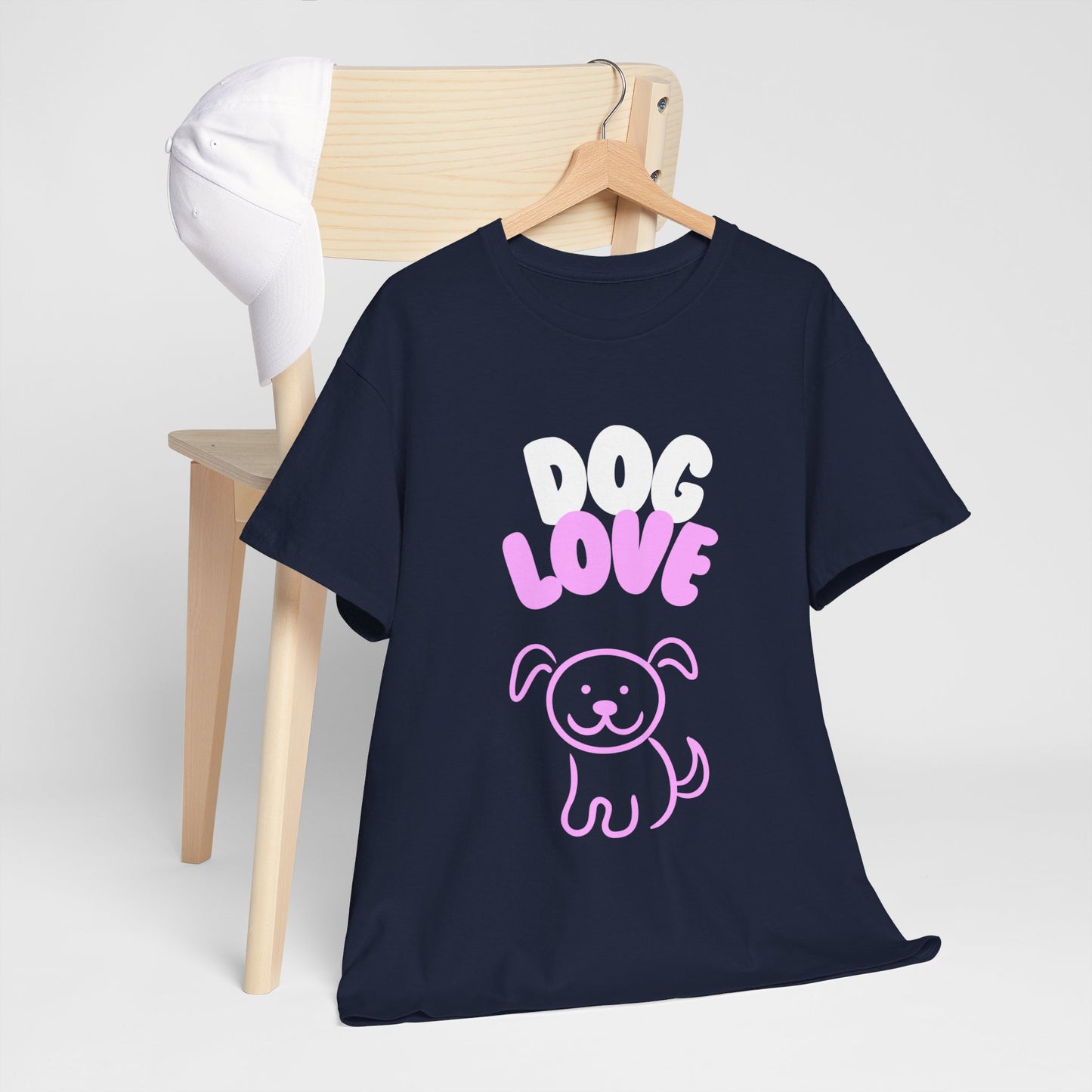 DOG LOVE Cute Heavy Cotton T Shirt