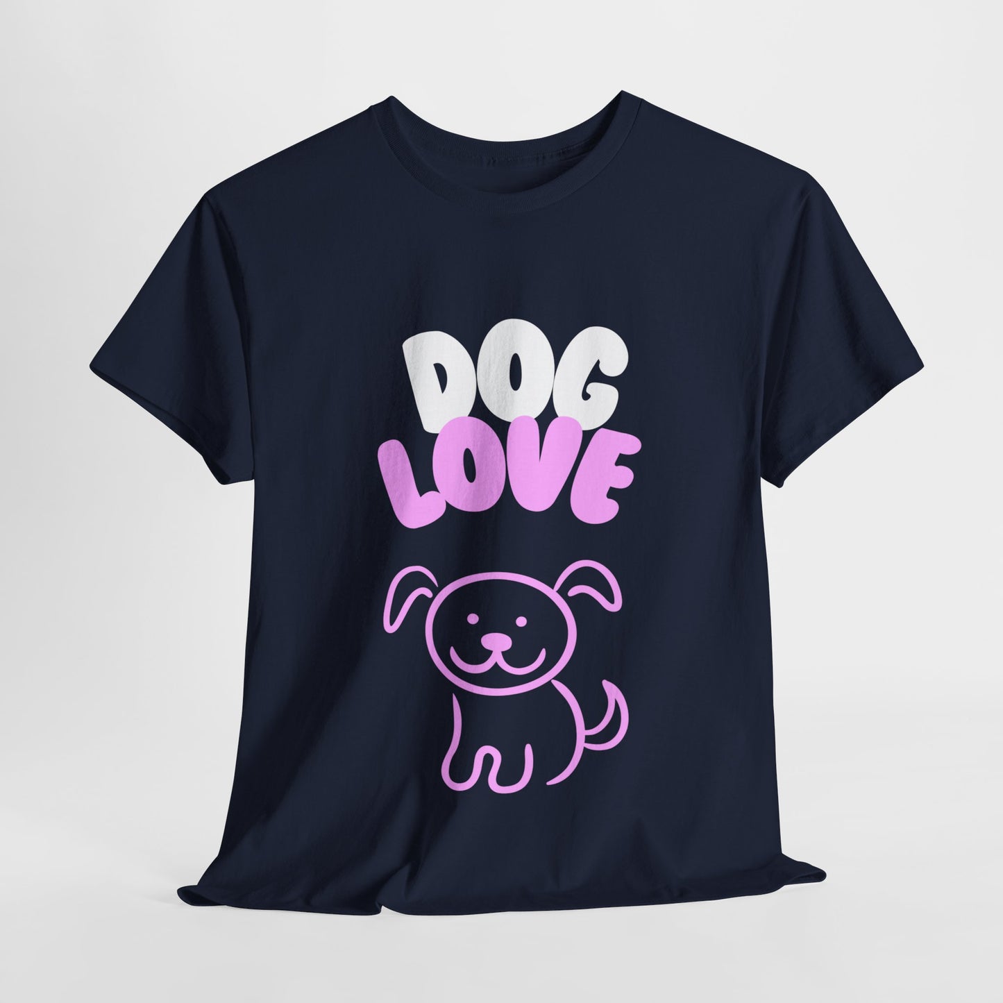 DOG LOVE Cute Heavy Cotton T Shirt