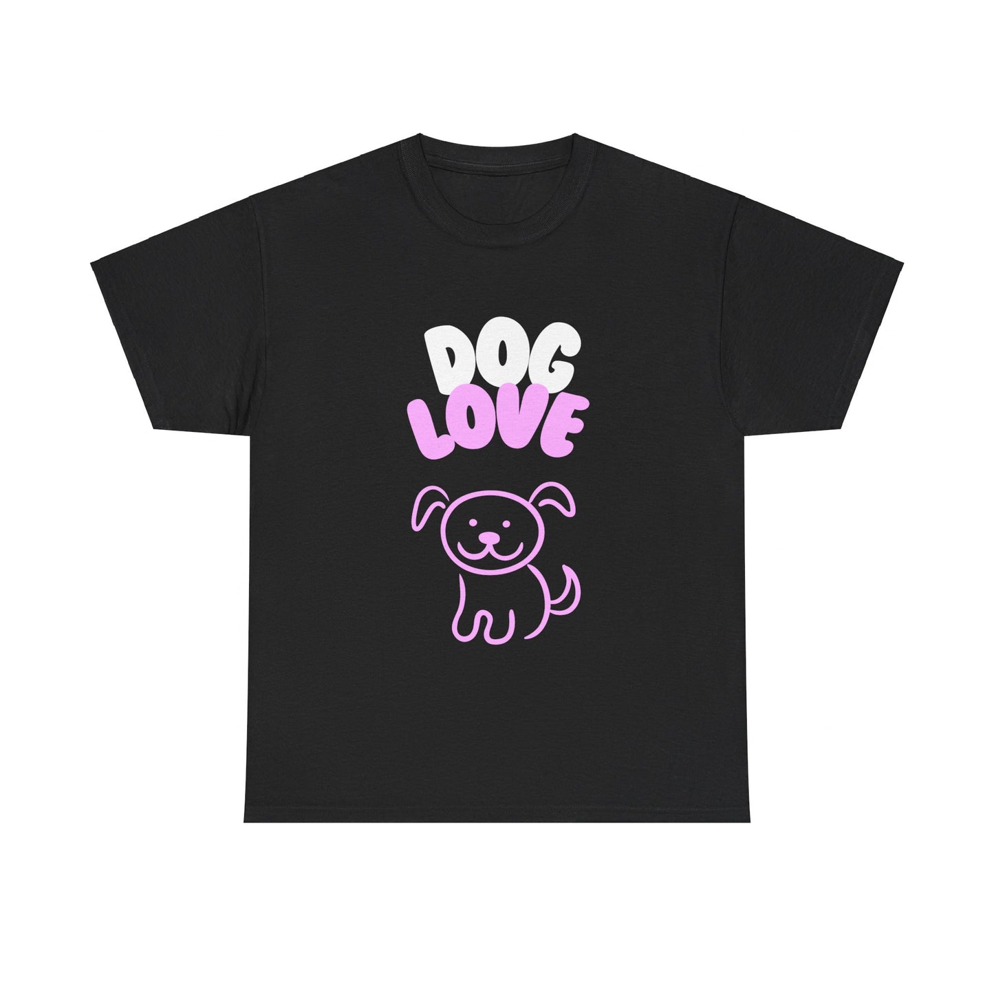 DOG LOVE Cute Heavy Cotton T Shirt