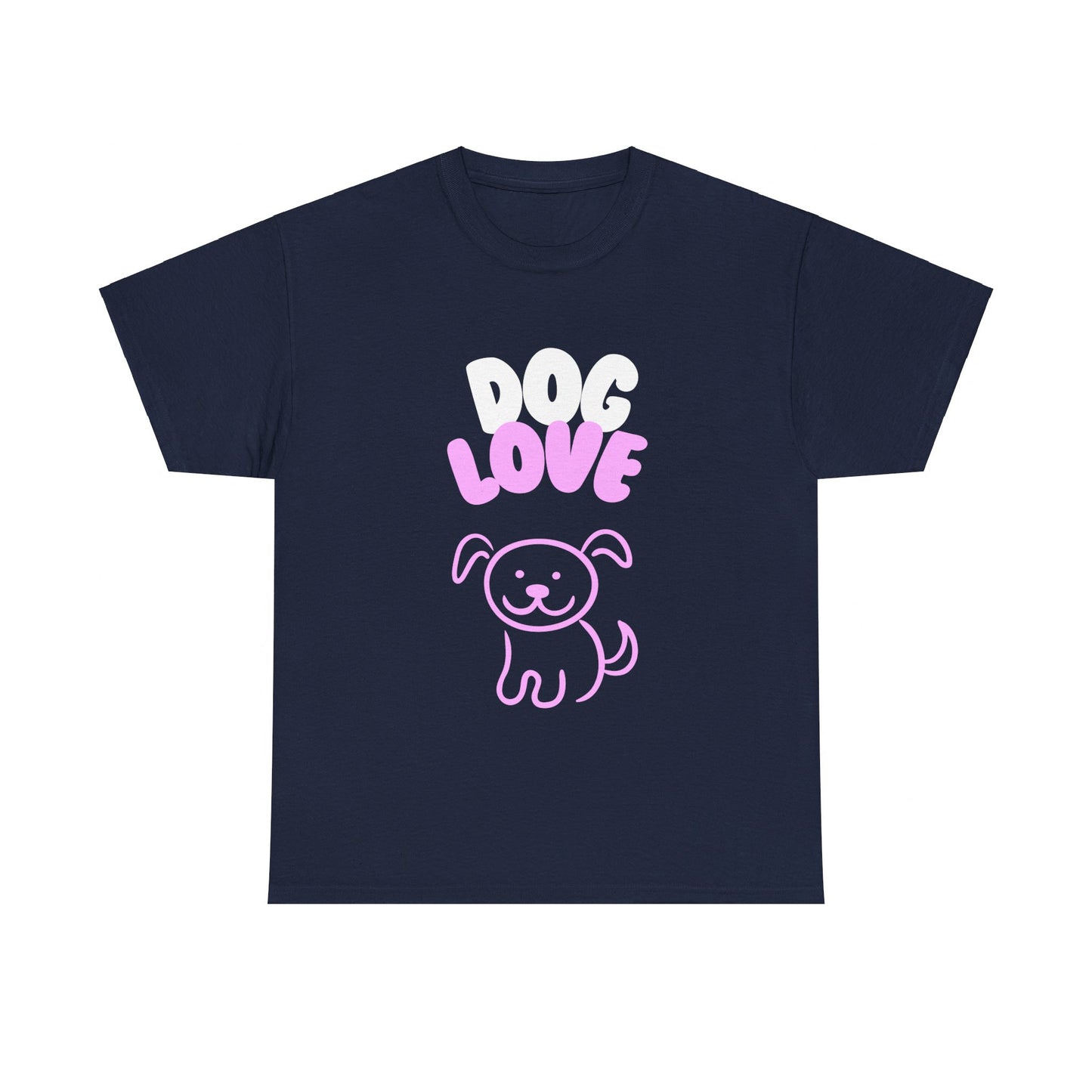 DOG LOVE Cute Heavy Cotton T Shirt