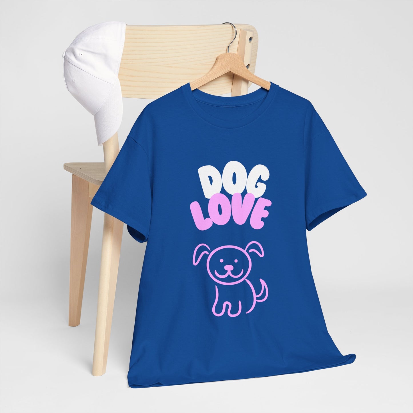 DOG LOVE Cute Heavy Cotton T Shirt