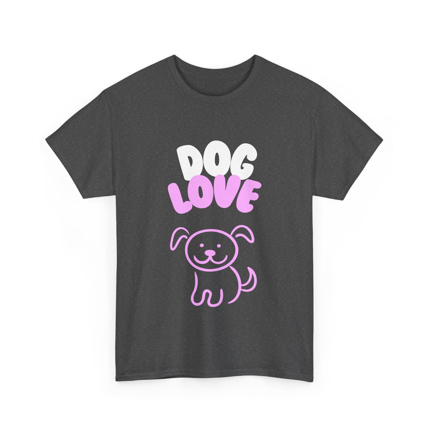 DOG LOVE Cute Heavy Cotton T Shirt