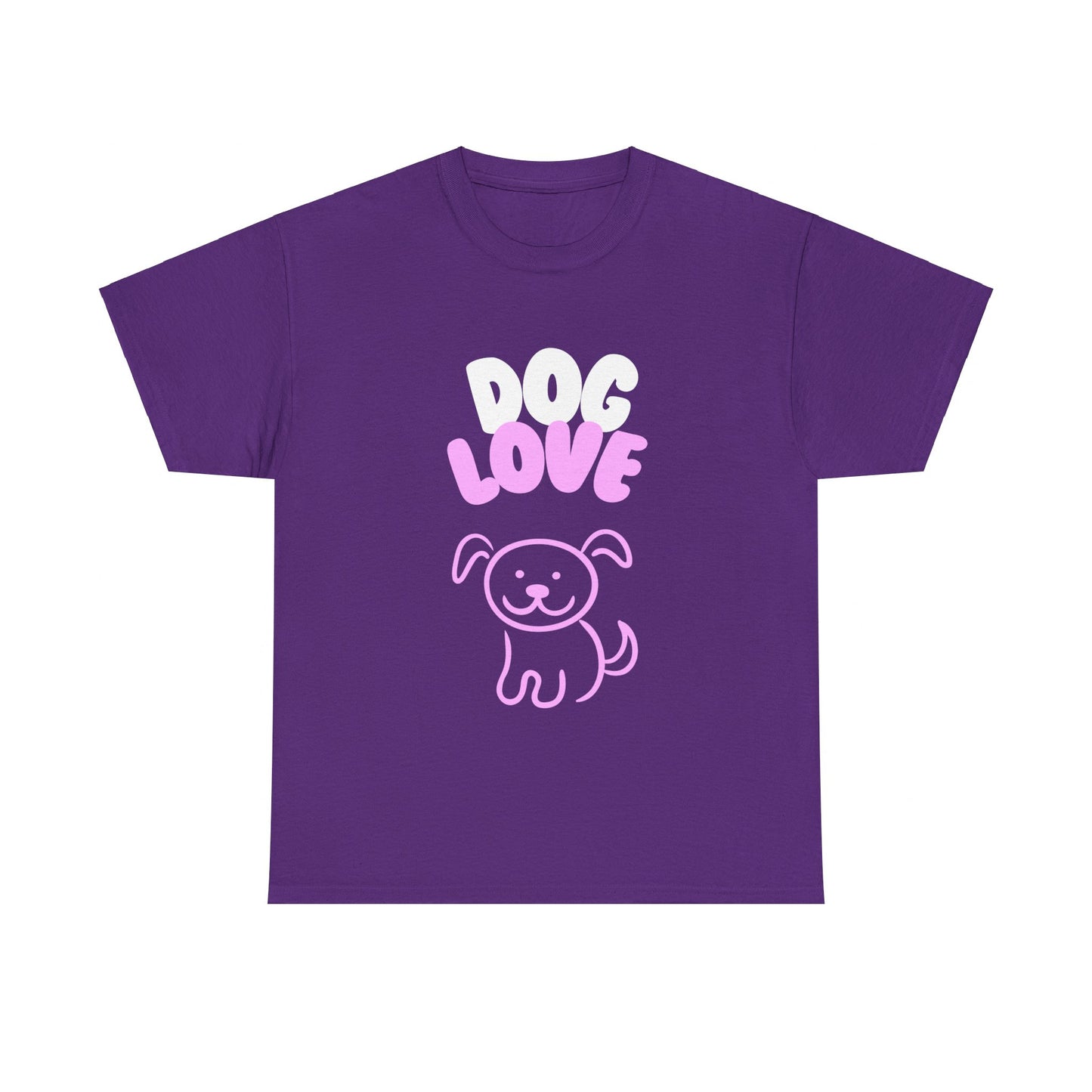 DOG LOVE Cute Heavy Cotton T Shirt