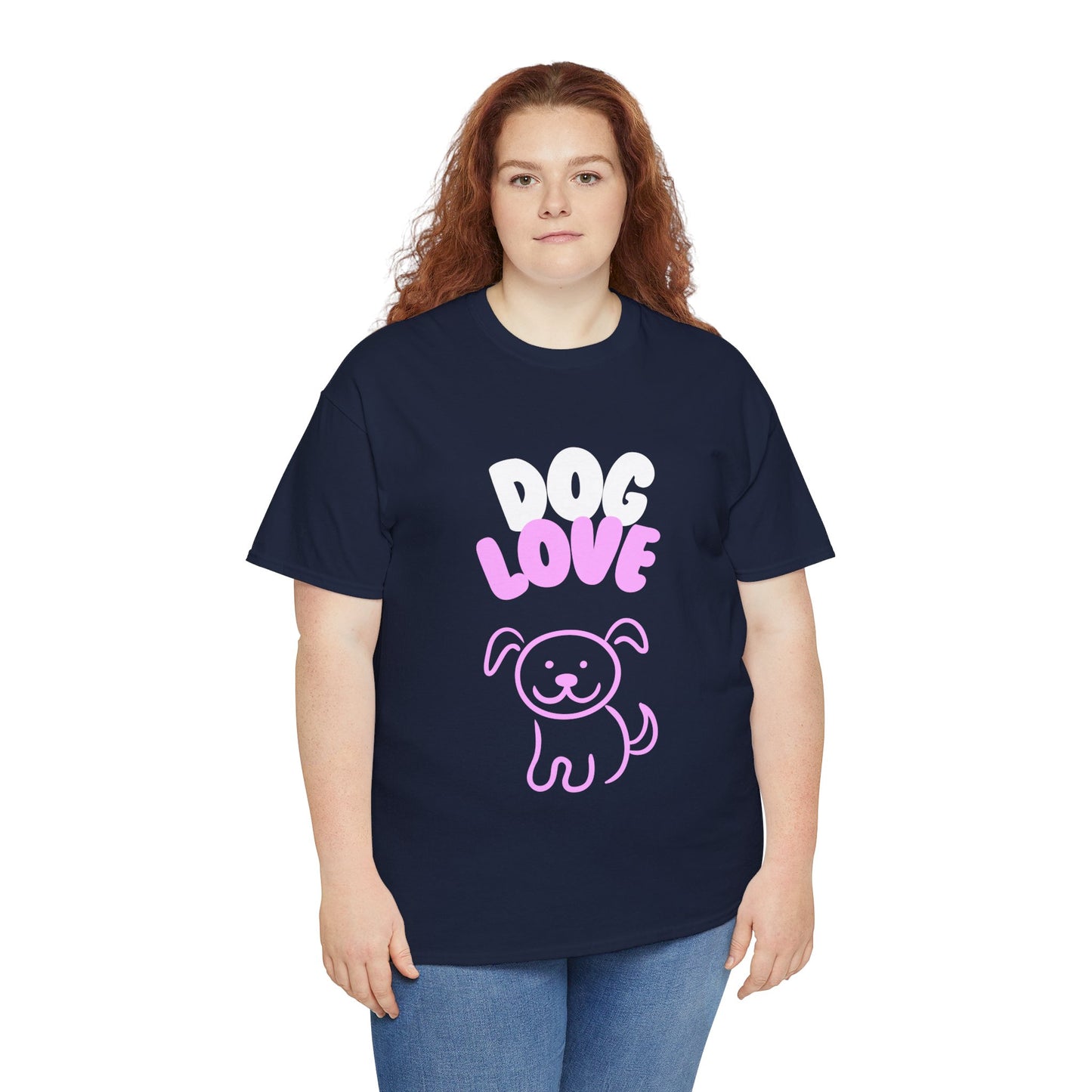 DOG LOVE Cute Heavy Cotton T Shirt